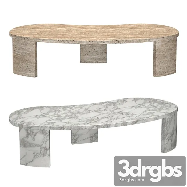 Vinci italian travertine coffee table