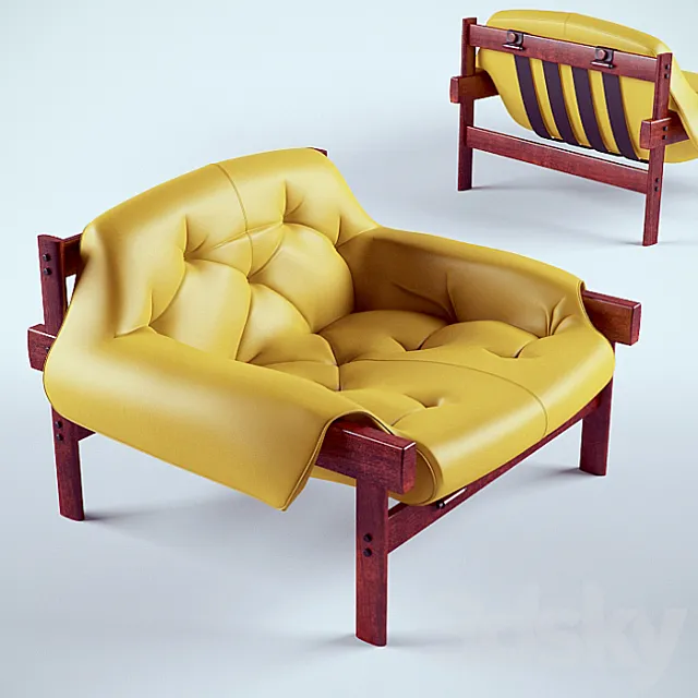 Vintage armchair 3ds Max