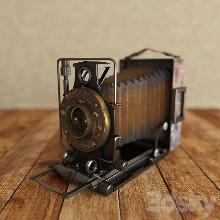 Vintage camera 3DS Max