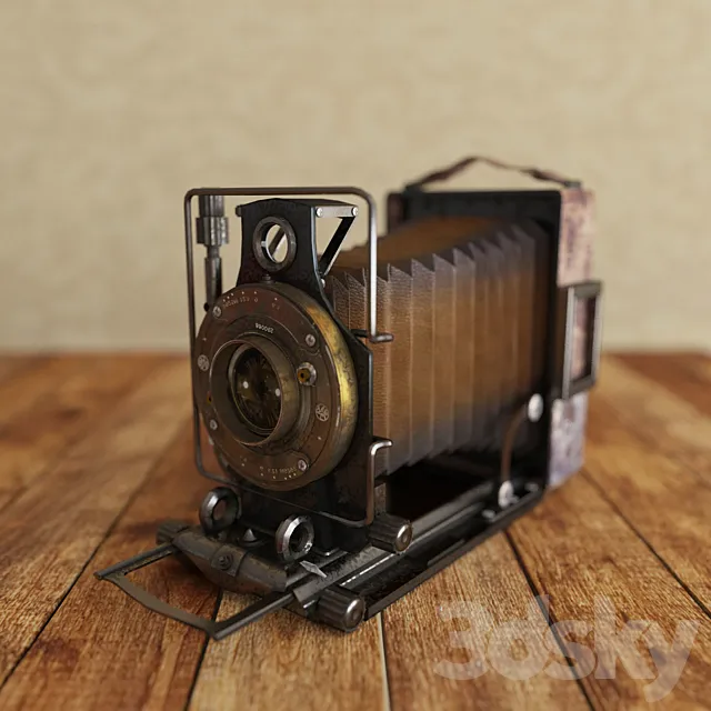 Vintage camera 3DS Max Model