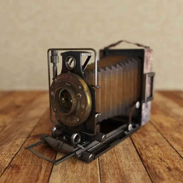 Vintage camera 3dsMax Model