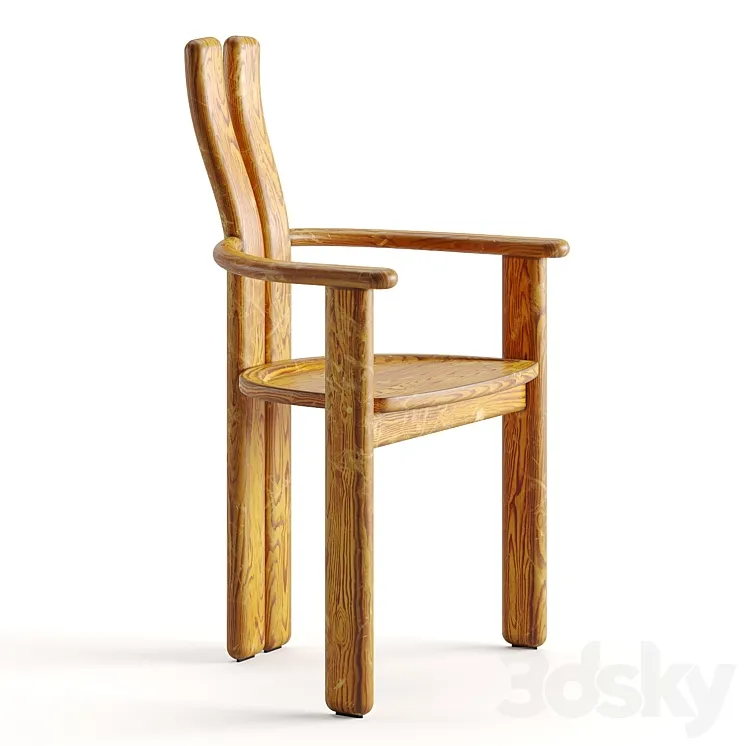Vintage chair 9NL25 3DS Max Model