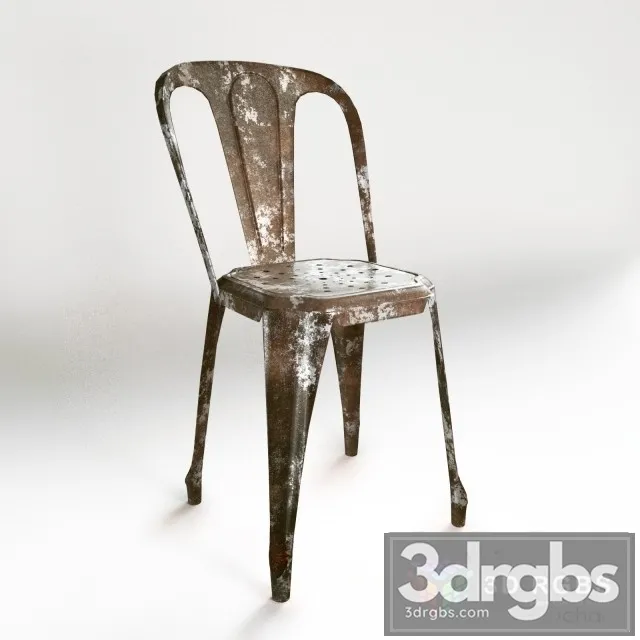 Vintage Metal Chair 3dsmax Download