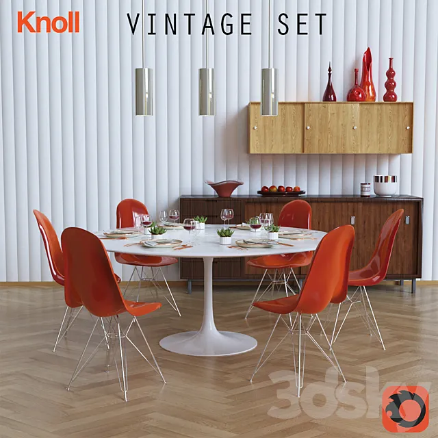 Vintage set 3ds Max