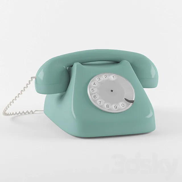 Vintage telephone 3DS Max Model