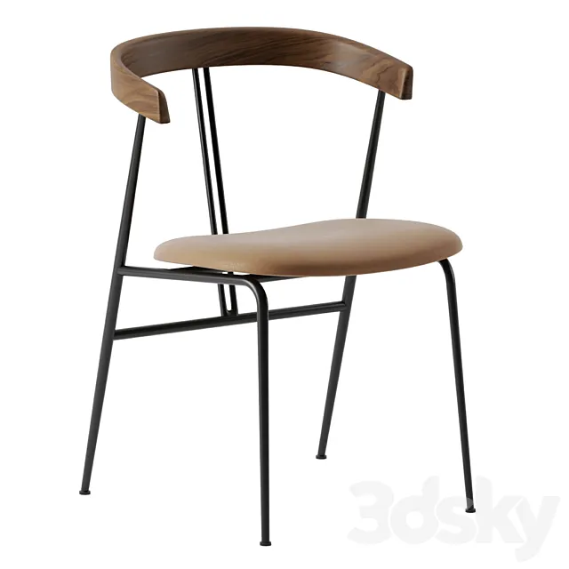 Violin chair by Gubi 3ds Max