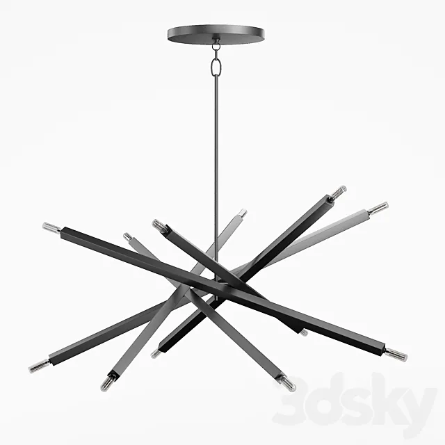 Viper chandelier 3ds Max