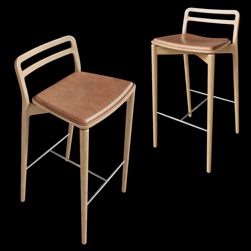 Vipp – Bar stool Cabin 3ds Max
