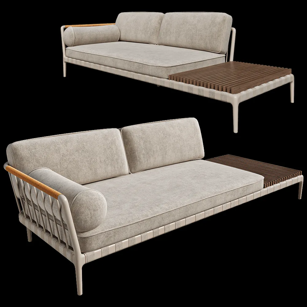 Vipp – Open-Air sofa table end(left or right) 3ds Max
