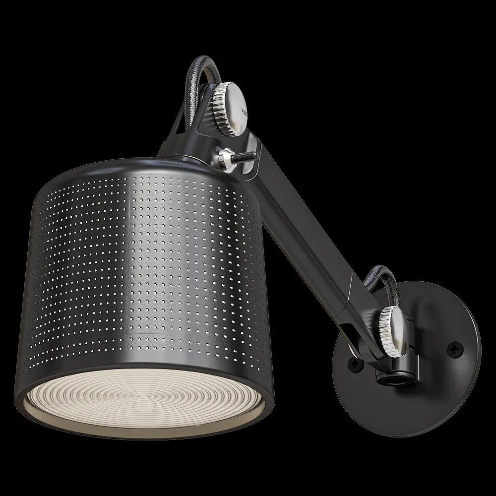 Vipp – Wall lamp WALL LAMP SMALL BLACK 3ds Max