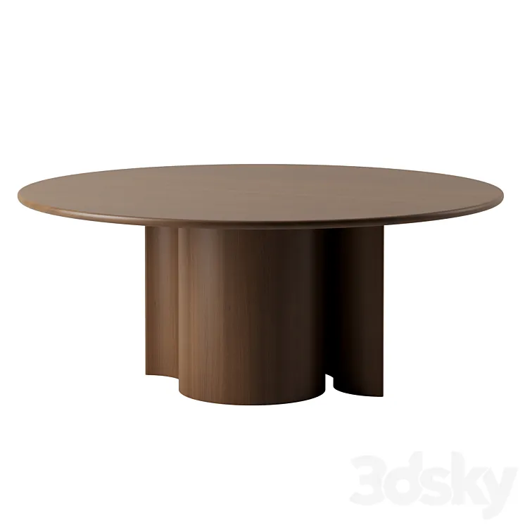 Virginia dining table by Serax 3DS Max Model