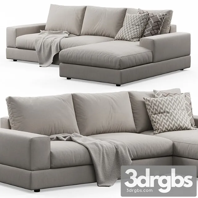 Vision corner sofa by doimo salotti