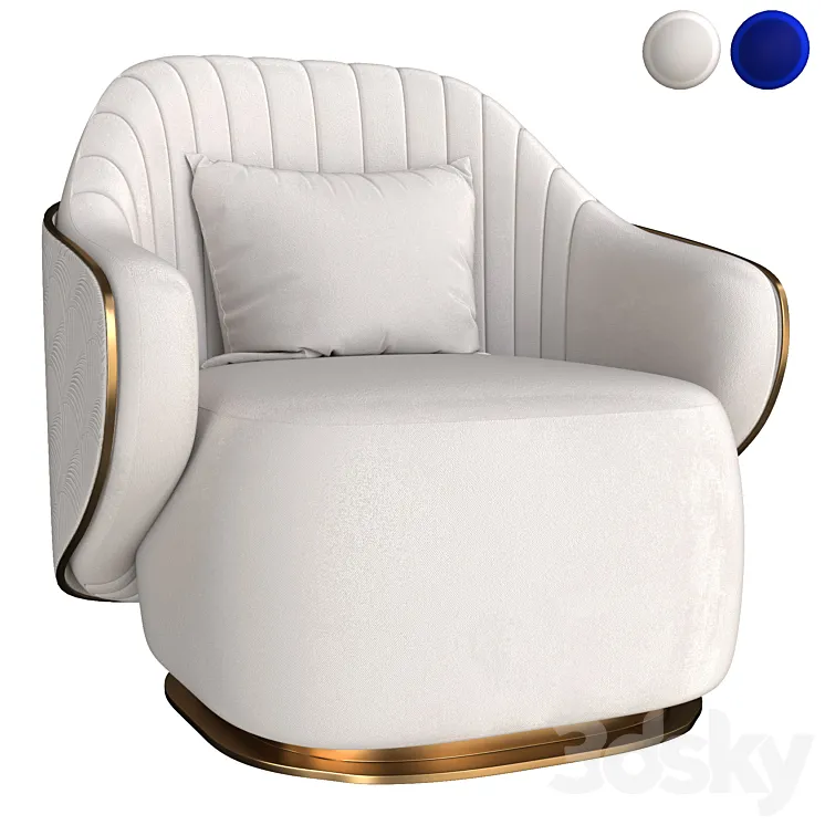 Visionnaire Adele Armchair 3DS Max