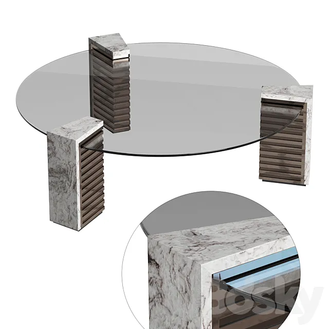 Visionnaire Admeto Low table 3DSMax File