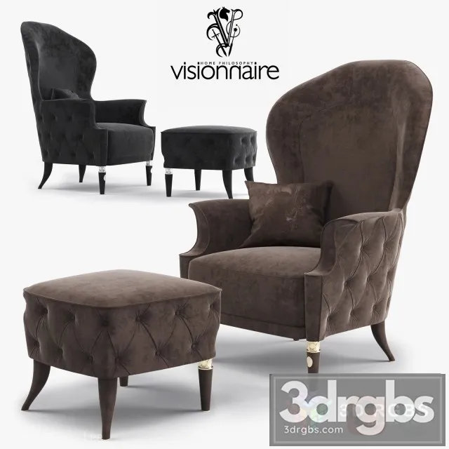 Visionnaire Alice Armchair 3dsmax Download