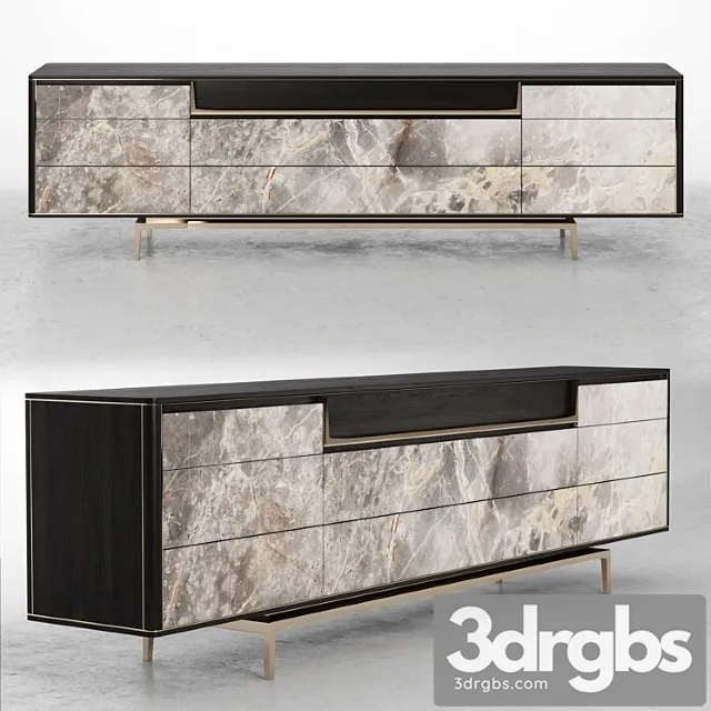 Visionnaire barney lacquered sideboard 2 3dsmax Download