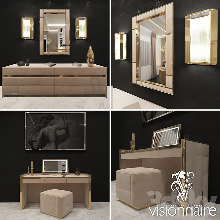 Visionnaire Barrymore Collection 3DS Max