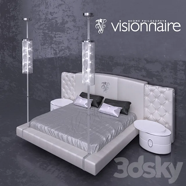 Visionnaire Beauforts Letto-bed Ipe Cavalli 3DSMax File