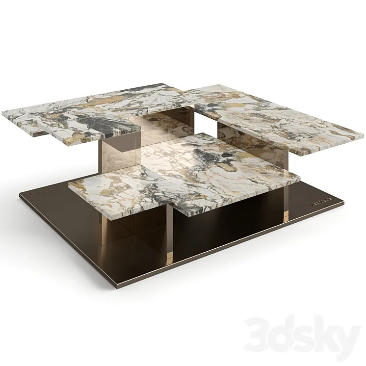 Visionnaire Building coffee table 3DS Max Model