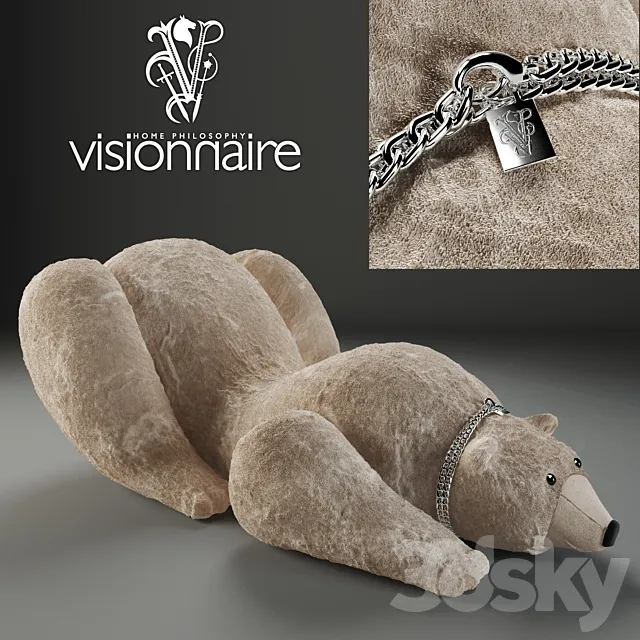 visionnaire Dubhe BEAR CHAISE-LONGUE 3DSMax File