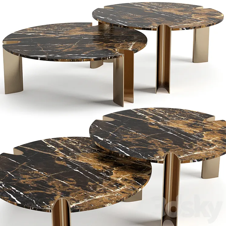 Visionnaire Egmont coffee table 3DS Max Model