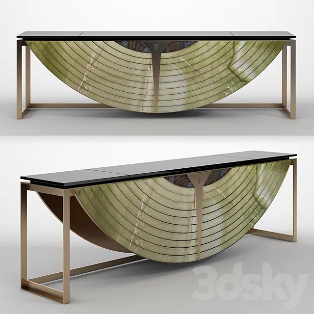 Visionnaire EQUNOX Marble console table 3ds Max