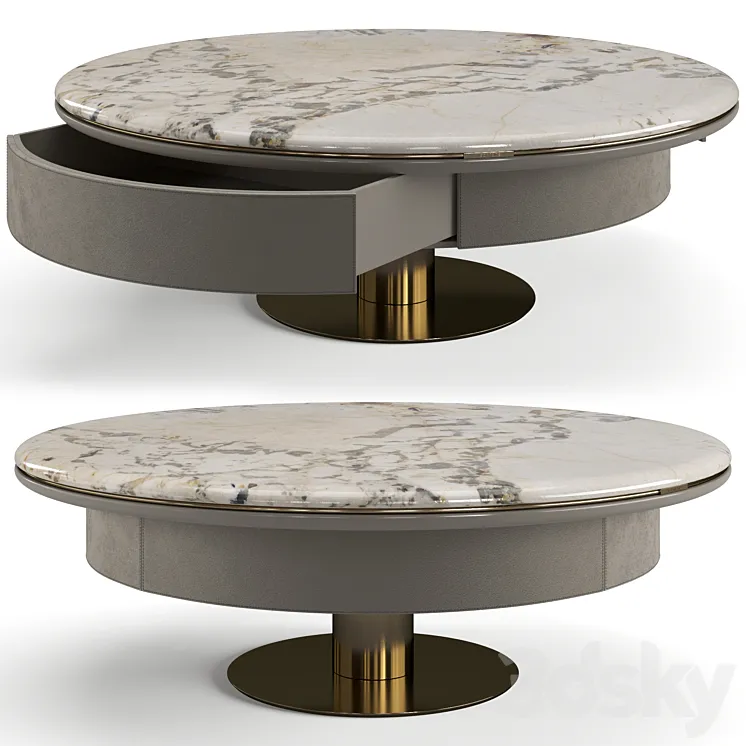 Visionnaire Korvac coffee table 3DS Max Model