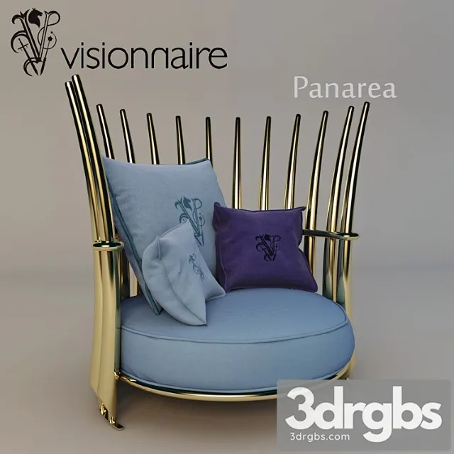 Visionnaire Panarea Armchair 3dsmax Download