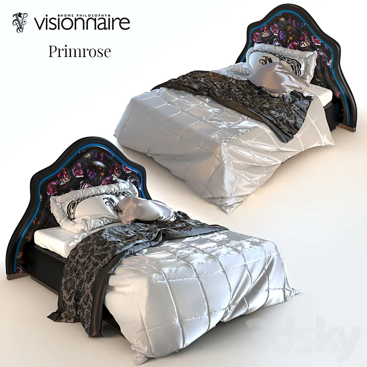 Visionnaire Primrose Bed 3DS Max