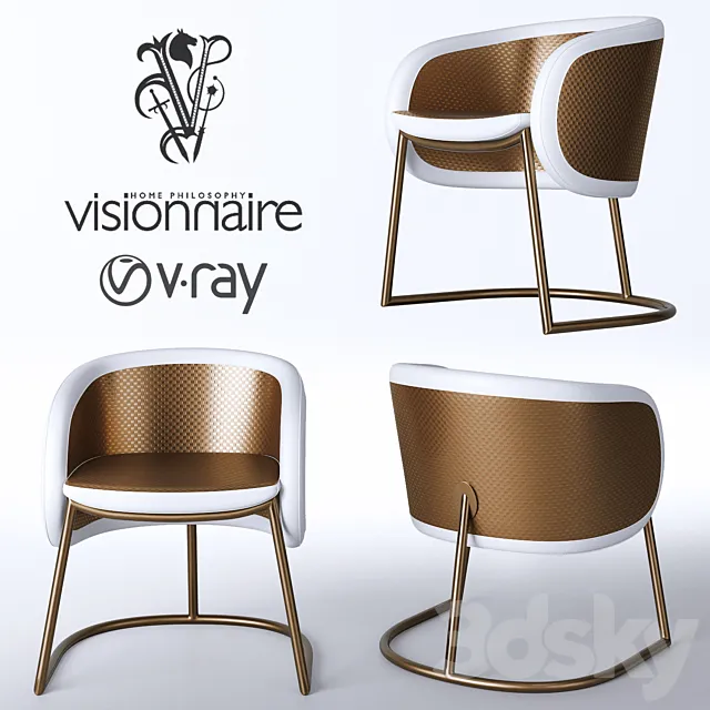 Visionnaire Sunny Armchair 3ds Max