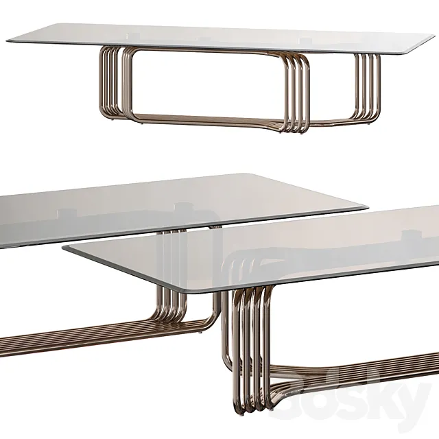 Visionnaire Vincent Table 3DS Max Model