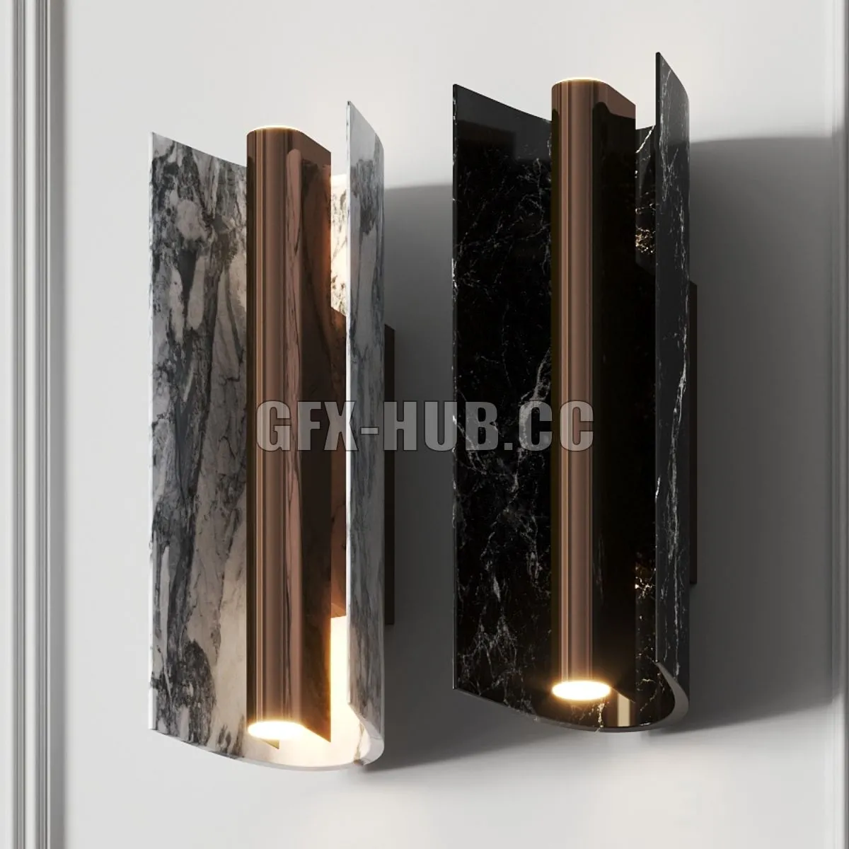 Visionnaire Wave Sconce 3dsMax Model