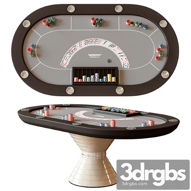 Vismara design poker table 3dsmax Download