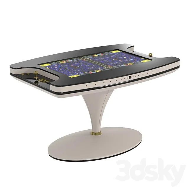 Vismara Design VERTIGO Arcade Cocktail Table 3DS Max Model