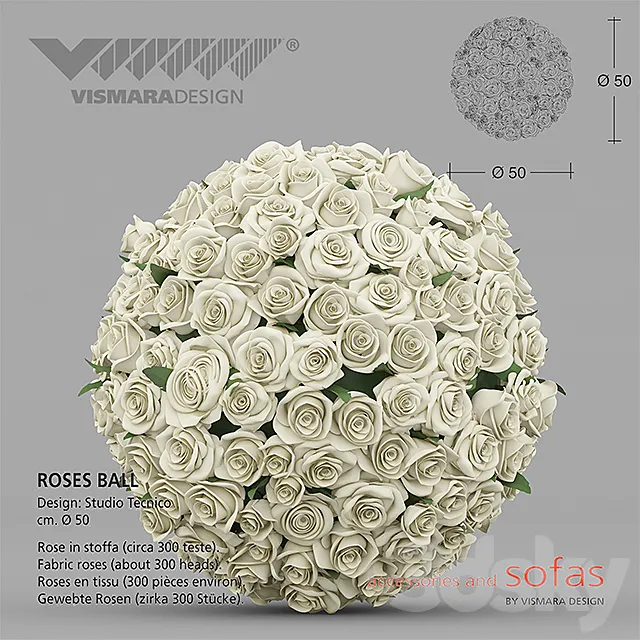 Vismara Roses Ball 3DSMax File
