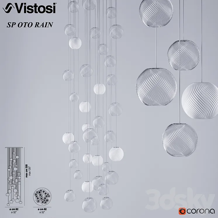Vistosi OTO design by PIO AND TITO TOSO 3DS Max