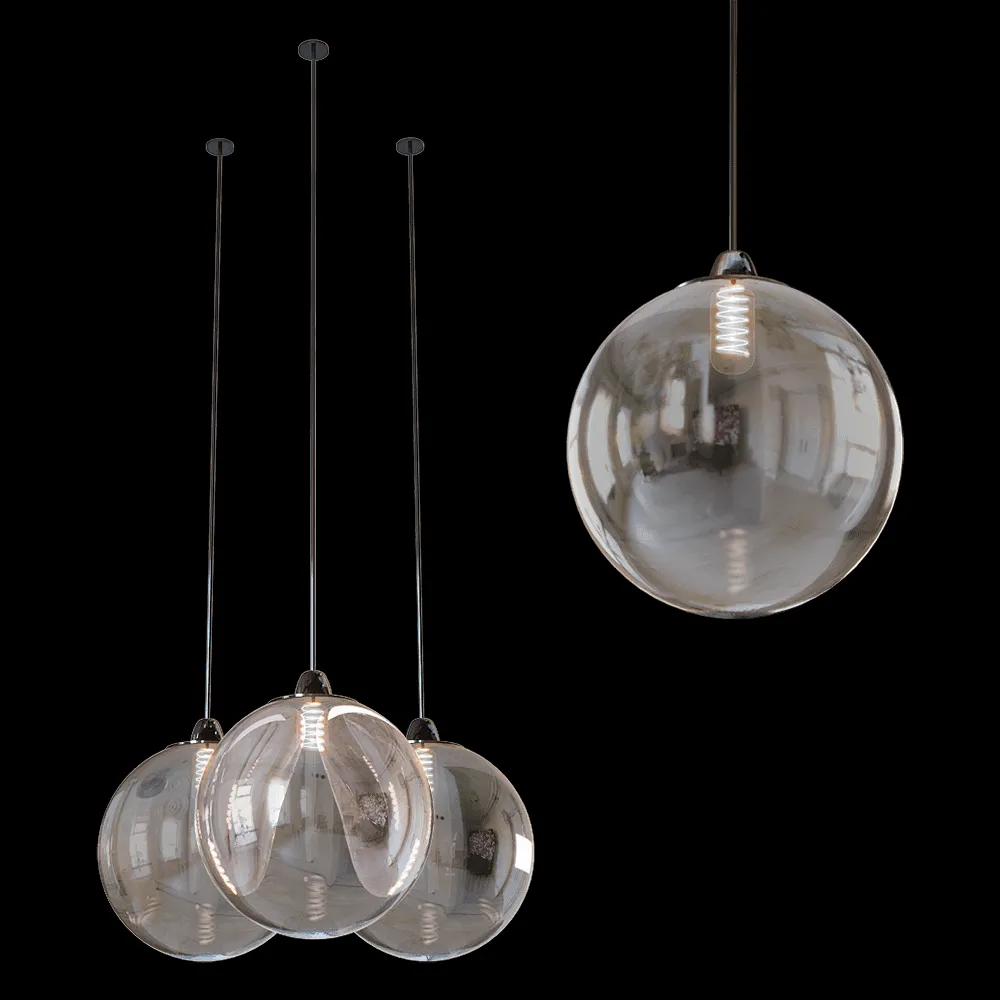 Vistosi – Pendant lamp Bolle 3ds Max