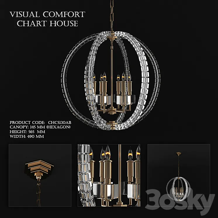 Visual Comfort Chart House 3DS Max Model