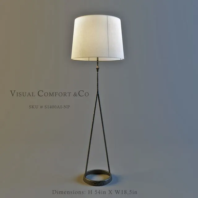 Visual Comfort_ SKU # S1400AI-NP floor lamp 3dsMax Model