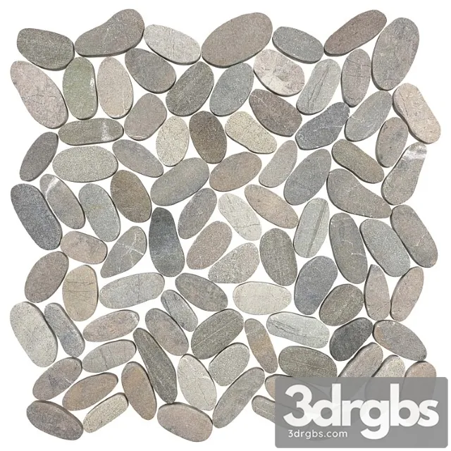 Vitality mica – zen rocks flat pebbles mosaic 3dsmax Download