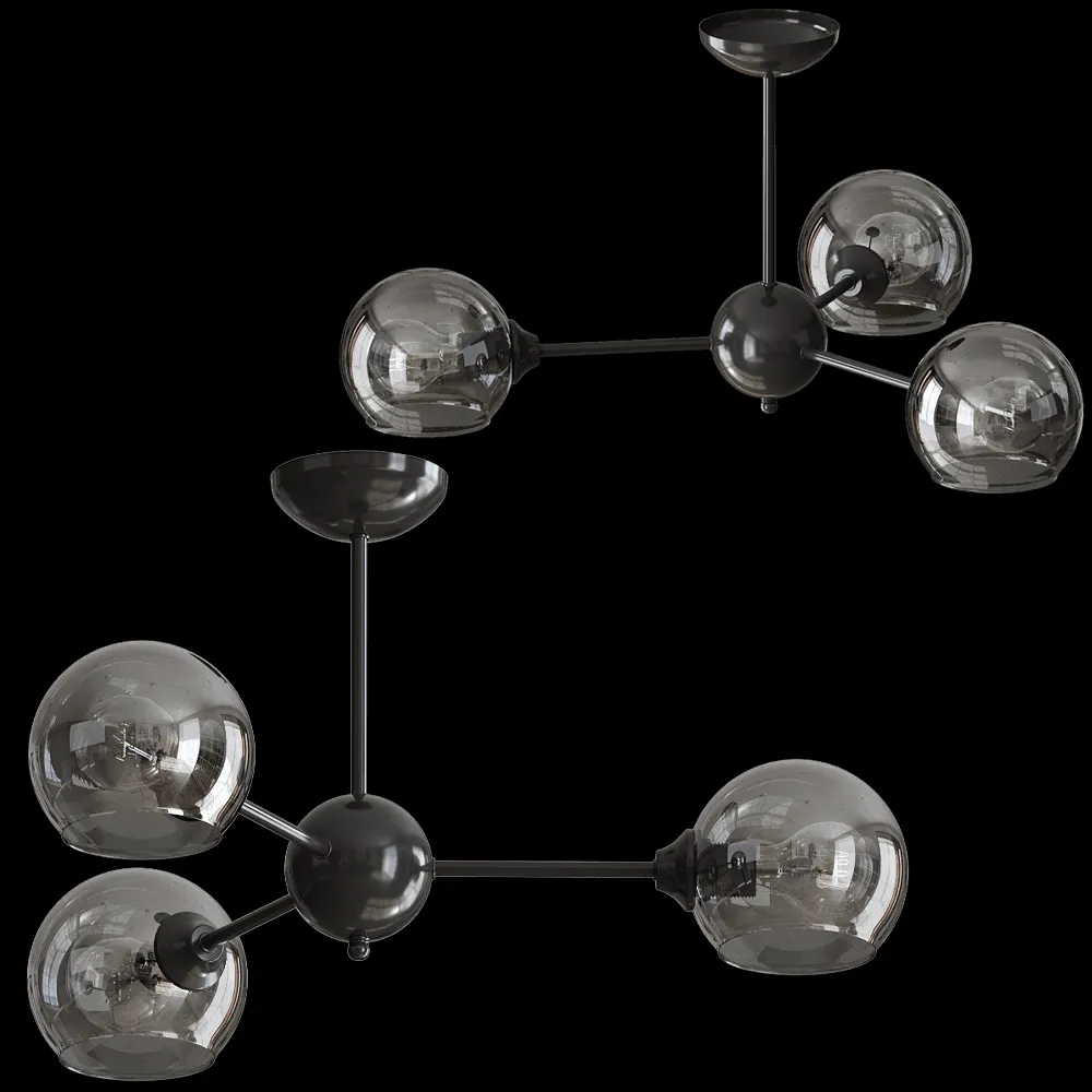 Vitaluce – Chandelier V4321-1/3PL 3ds Max