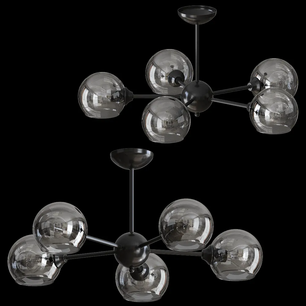 Vitaluce – Chandelier V4321-1/5PL 3ds Max