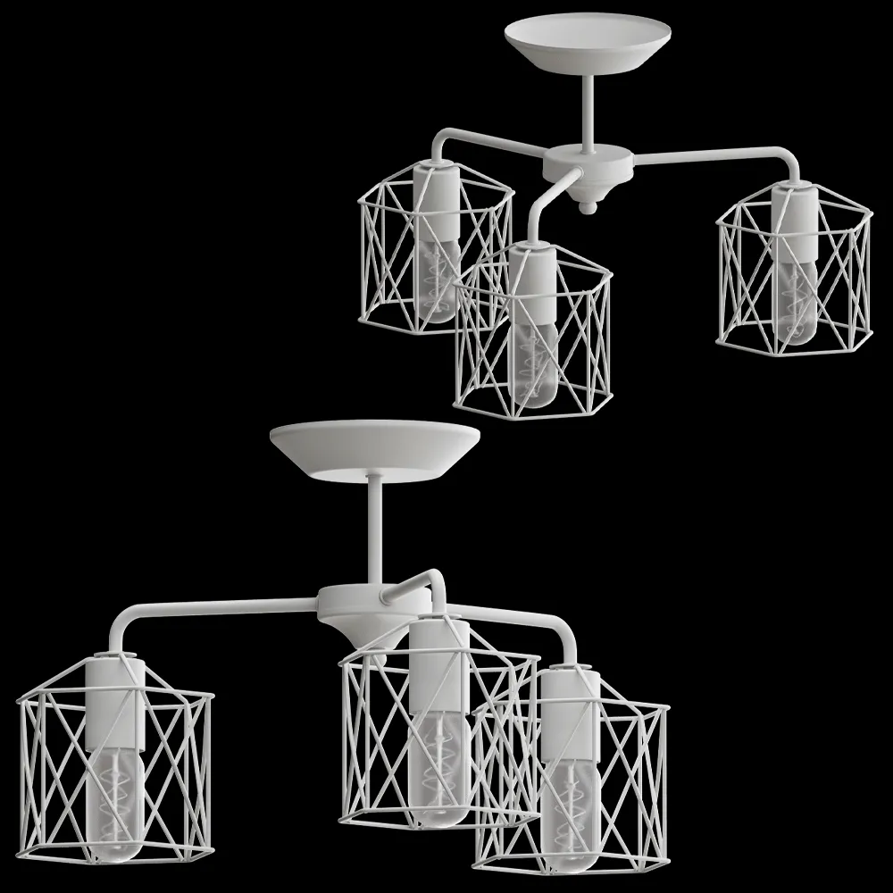 Vitaluce – Chandelier V4382-0-3PL 3ds Max