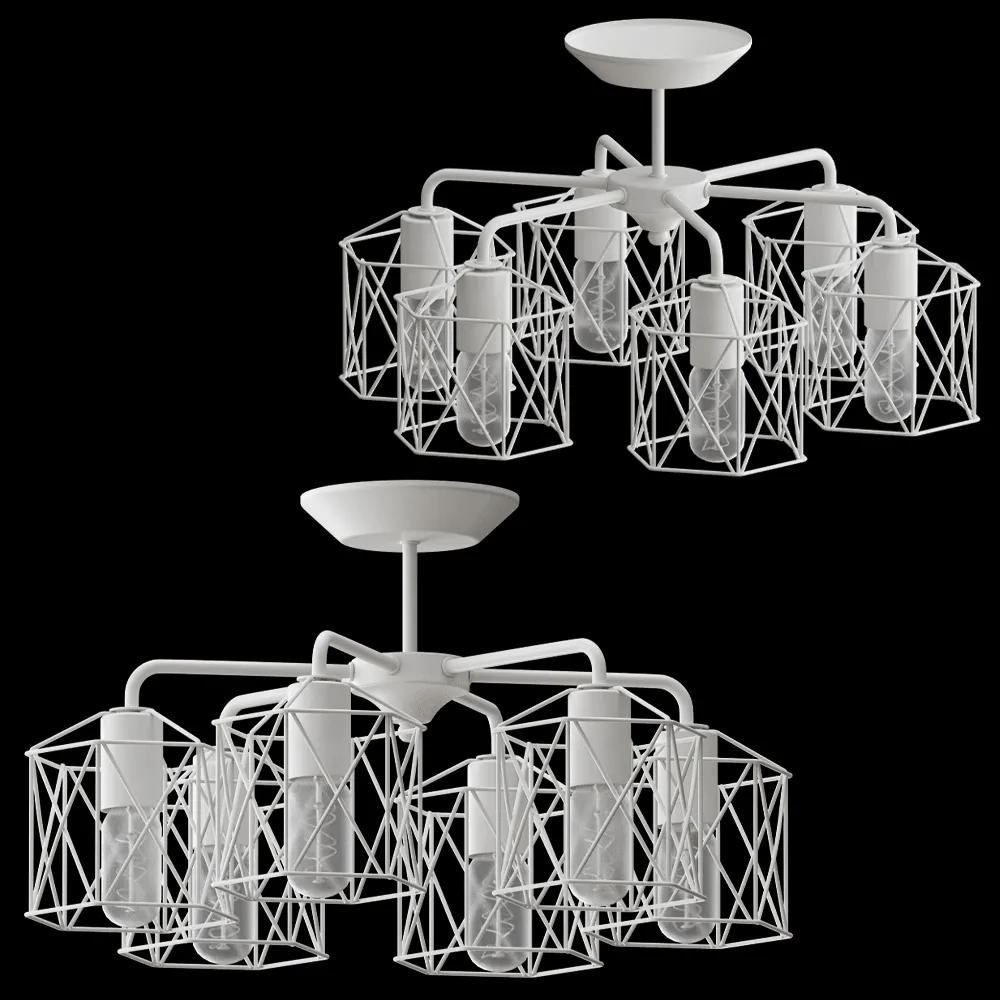 Vitaluce – Chandelier V4382-0-6PL 3ds Max