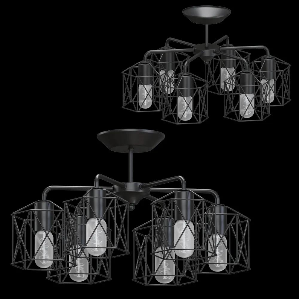 Vitaluce – Chandelier V4382-1-6PL 3ds Max