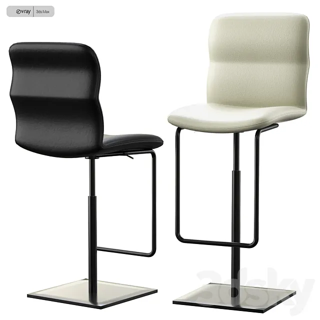 VITCTOR STOOL Italia chairs 3DSMax File