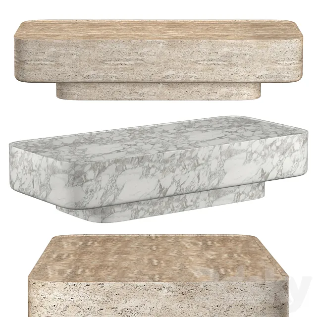 VITOLO CARVED COFFEE TABLE 3ds Max