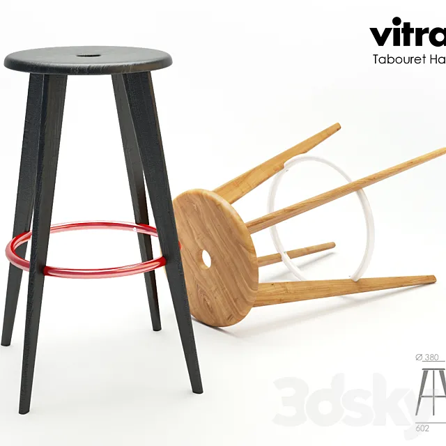 Vitra _ Tabouret Haut 3DS Max Model