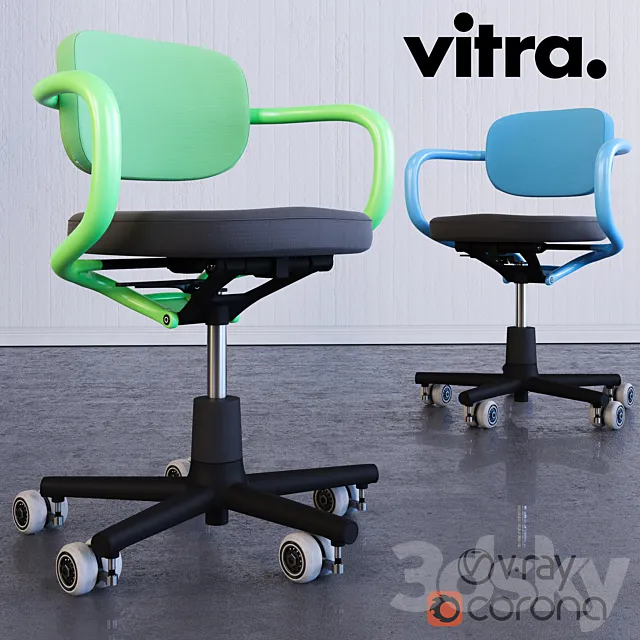 Vitra Allstar chair by Konstantin Grcic (HQ) corona vray 3ds Max