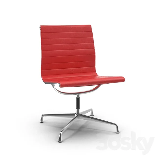 Vitra Aluminium Chair EA 3ds Max